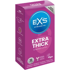EXS Condoms Extra Thick - подсилени презервативи (12 бр. )