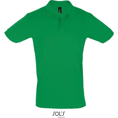 Sol´s Collection polokošile Perfect Men krátký rukáv pánská Cot-25113452001 zelená kelly