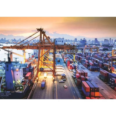Ravensburger - Puzzle Port of Hamburg - 1 000 piese