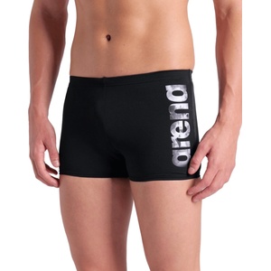 arena performance airbrush graphic swim shorts black s - uk32