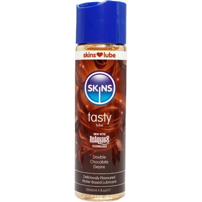 SKINS Лубрикант на водна основа skins - tasty water-based lubricant double chocolate 130 ml