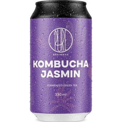 BrainMax Pure Kombucha jazmín 330 ml