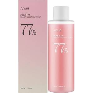 Anua Peach 77% Niacin Essence Toner Facial Lotion and Spray овлажняващ тонер за лице унисекс 250 мл