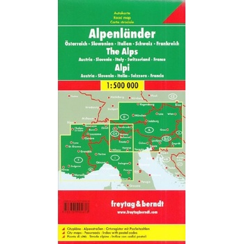 Alpy mapa Freytag 1:500t