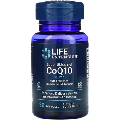 Life Extension Super Ubiquinol CoQ10 with Enhanced Mitochondrial Support 50 mg [30 Гел капсули]