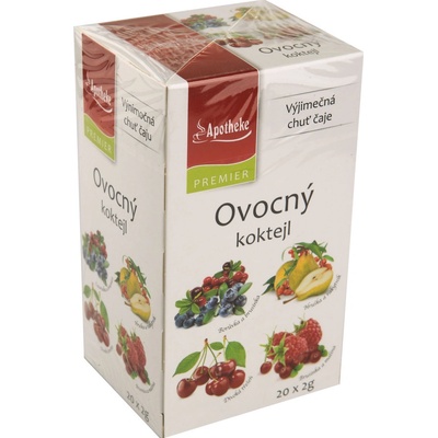 Apotheke Ovocný koktejl 4v1 20 x 2 g