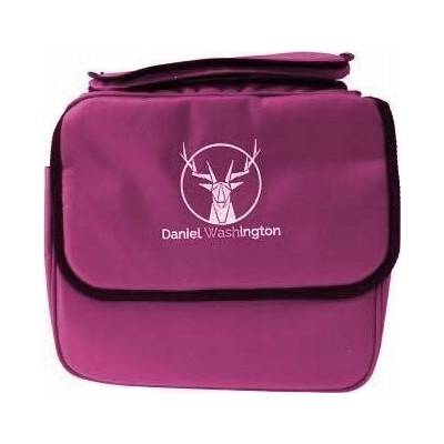 Dedra Daniel Washington Makeup Bag Burgundsko