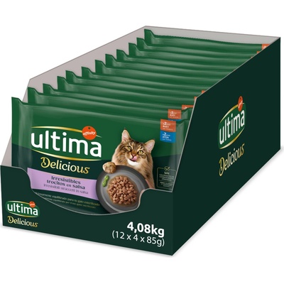 Ultima Cat Sterilized hovädzie a tuniak 48 x 85 g