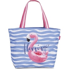 Fabrizio plážová taška Flamingo 50427-4622 31 L modrá
