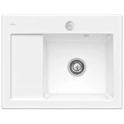 Villeroy & Boch Keramický dřez 65x51 cm, CeramicPlus, alpská bílá