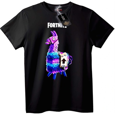 NOONEBRAND Тениска Fortnite Лама Пиньата - 6XL, White