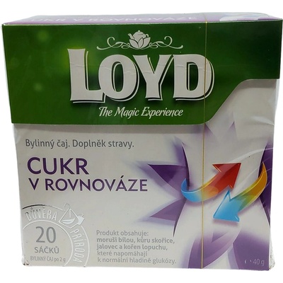 LOYD čaj Cukor v rovnováhe 20 x 2 g