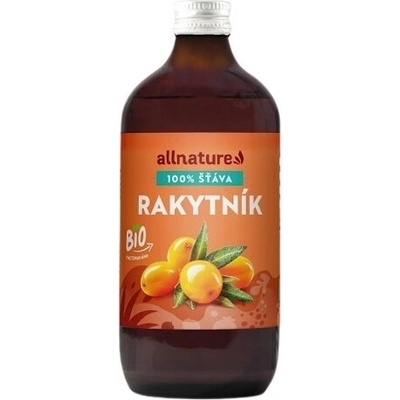 Allnature Rakytníková šťáva 100% BIO 500 ml