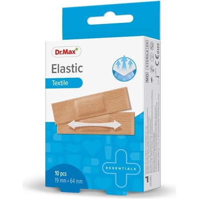Dr. Max Elastic Textile 19 x 64 mm náplast 10 ks