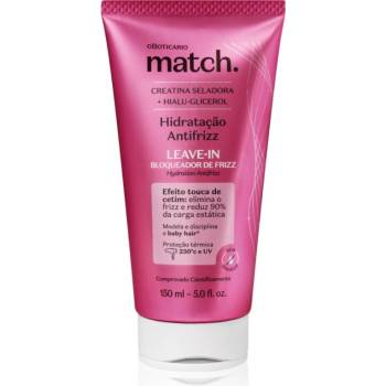 oBoticário Match. Anti-Frizz балсам без отмиване с хидратиращ ефект 150ml