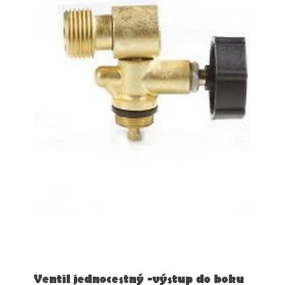 Plynový ventil Meva 2156UVB, LPG, jednocestný regulátor, závit W21.8 L, bočný