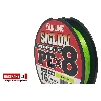 SUNLINE šnúra SIGLON PEx8 150m LGR 5lb