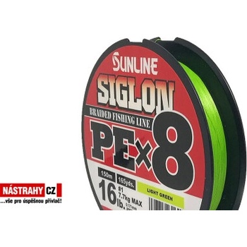 SUNLINE šnúra SIGLON PEx8 150m LGR 5lb