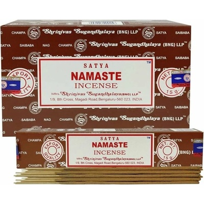 Shrinivas Satya Indické vonné tyčinky Namaste 15 g