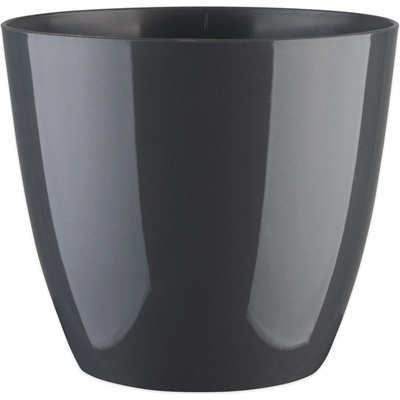 PLASTKON květináč Ella 15 cm matná antracit flitr
