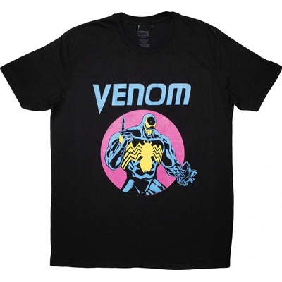Tričko Venom Purple Circle čierna
