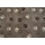 ABC-ZOO Деката Paws Drybed - кафява 75x100 см