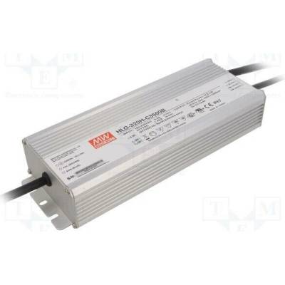 MEAN WELL HLG-320H-C3500B Napájecí zdroj: spínaný; LED; 320W; 46÷91VDC; 3500mA; 90÷305VAC