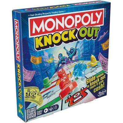 Hasbro Настолна игра Monopoly Knockout - Семейна (F8995EF1)
