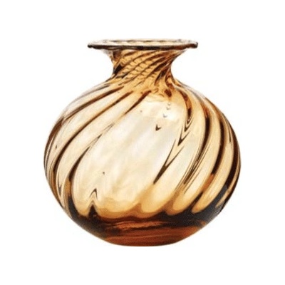 Váza ELIOT jantár D20 cm