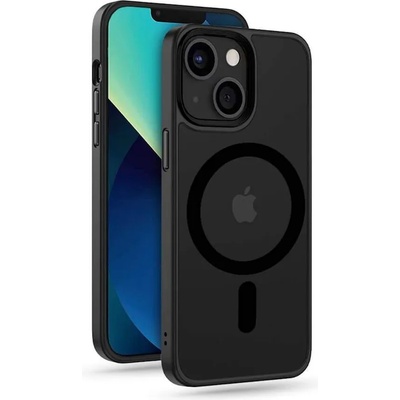 Tech-Protect MagMat MagSafe Case - хибриден удароустойчив кейс с MagSafe за iPhone 13 (черен)