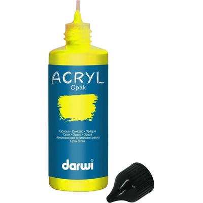 Darwi Opak АКРИЛНА боя Lemon 80 ml 1 бр (DA0220080716C)
