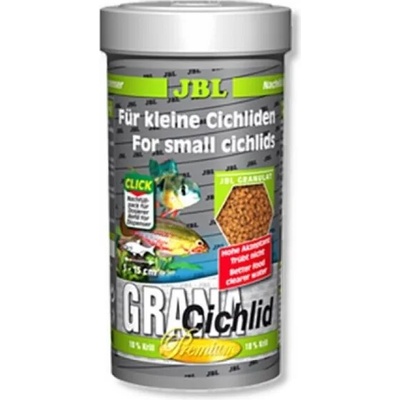 JBL Храна за месоядни цихлиди, клас JBL Grana-Cichlid 250ml (J4056200)