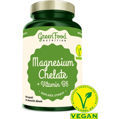 GreenFood Nutrition Magnesium Chelát 60 kapsúl