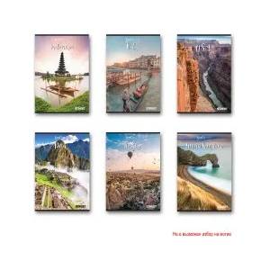 STREET Тетрадка с телчета Travel To А4 60л широки редове