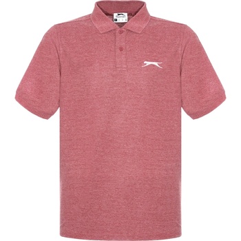 Image 1 of Slazenger Мъжка блуза с яка Slazenger Plain Polo Shirt Mens - Burgundy Marl