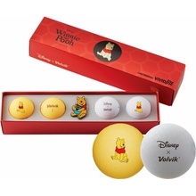 Volvik Vivid Lite Disney Characters 4 Pack Golf Balls Winnie The Pooh Plus Ball Marker