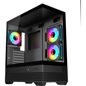 Ion Computers Геймърски компютър ION V-GAMING DARK REAPER VG-DR3F с процесор AMD Ryzen 7 7800X3D, видео карта RX 9070 XT 16GB GDDR6, RAM памет 32GB(2x16GB) DDR5 6000MHz, SSD 1TB NVMe M. 2 PCIe 4.0, водно охлаждане 