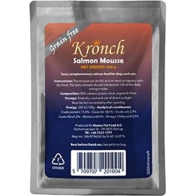 Kronch LakseMoisse GrainFree pro psy/kočky,losos 6 x 100 g