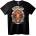 NOONEBRAND Тениска Ретро бензинов мотоциклет - 2XL, Black