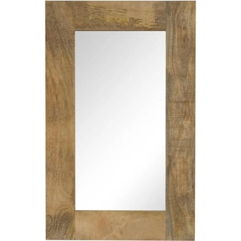 vidaXL Огледало, мангово дърво масив, 50x80 см (246302)
