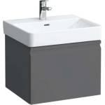 Laufen Pro S - Шкаф за мивка, 52x45x39 см, 1 чекмедже, графитен мат H4833510964801 (H4833510964801)