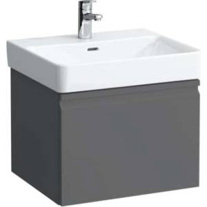 Laufen Pro S - Шкаф за мивка, 52x45x39 см, 1 чекмедже, графитен мат H4833510964801 (H4833510964801)