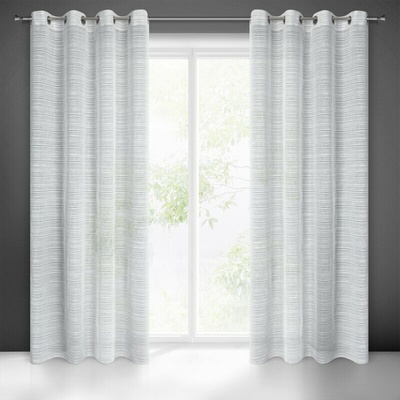 Takoy Záclona ARIA s vodorovnými pruhmi a efektom dažďa, polopriesvitná 140 x 250 cm-HF-399419 | 140 x 250 cm