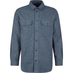 Stoic Мъжка риза с копчета Stoic MMXX. Sundsvall Shirt - Dark Navy / Melange (033-2943-0211)