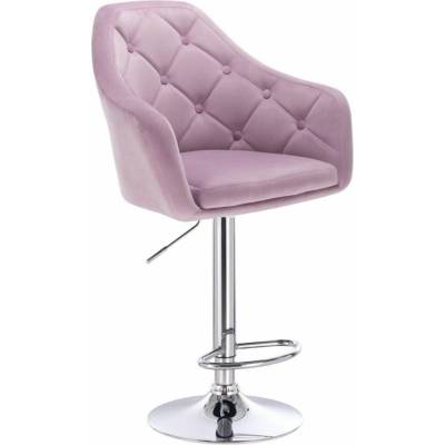 LuxuryForm Design Andora Velur na striebornom tanieri levanduľa