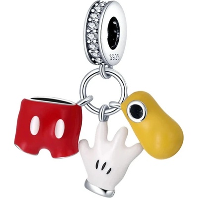 P&J Jewellery Stříbrný visací přívěsek Mickeyho styl SB143