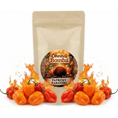 Naklíčeno Ohnivá bomba - papričky Habanero