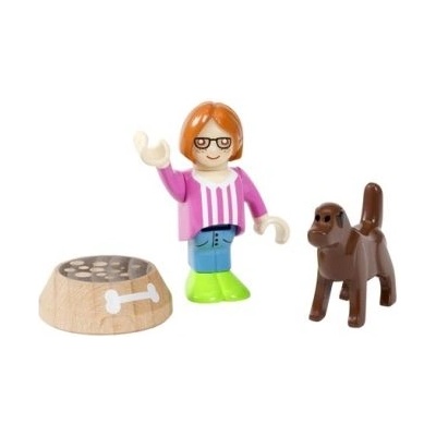 BRIO - Комплект кукличка с домашен любимец (33952)