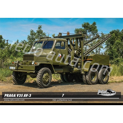 Pohlednice TRUCK č. 07 - PRAGA V3S AV-3 (1953 - 1990)