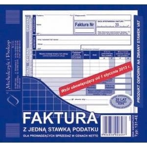 Michalczyk & Prokop Invoice with one tax rate. . . 131-4E